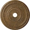 Ekena Millwork Cole Ceiling Medallion (Fits Canopies up to 9 1/8"), 25 3/8"OD x 3 3/8"ID x 1 3/8"P, Rubbed Bronze CM25CORZS - alternate 1
